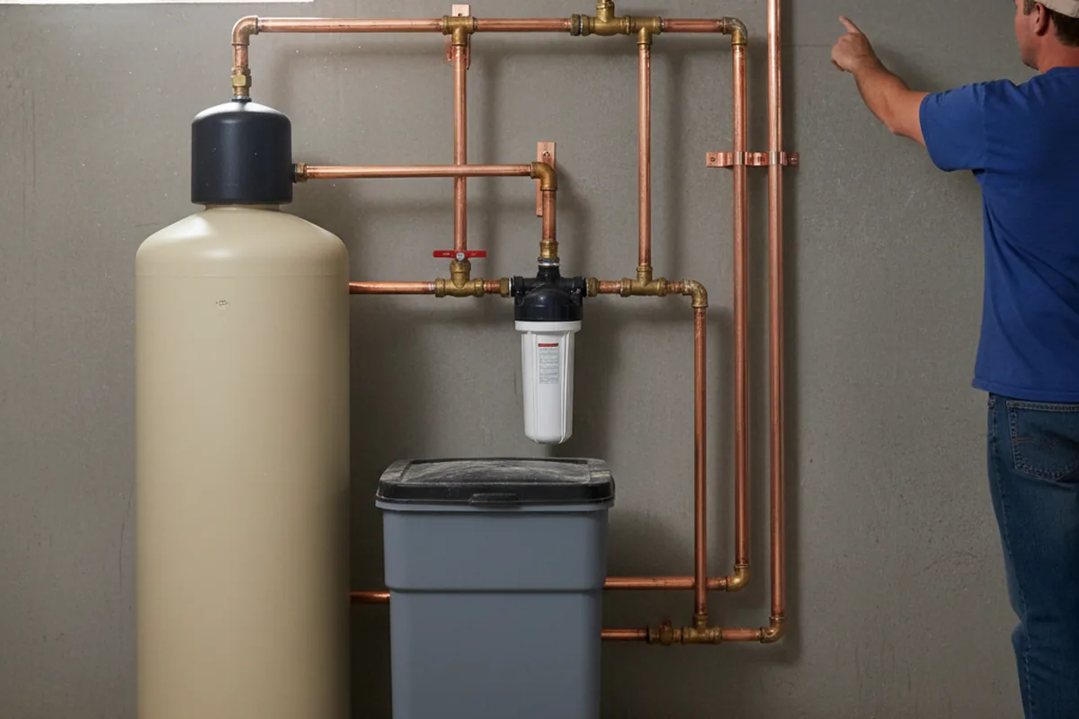 Whole-house water treatment system installed in Poplar